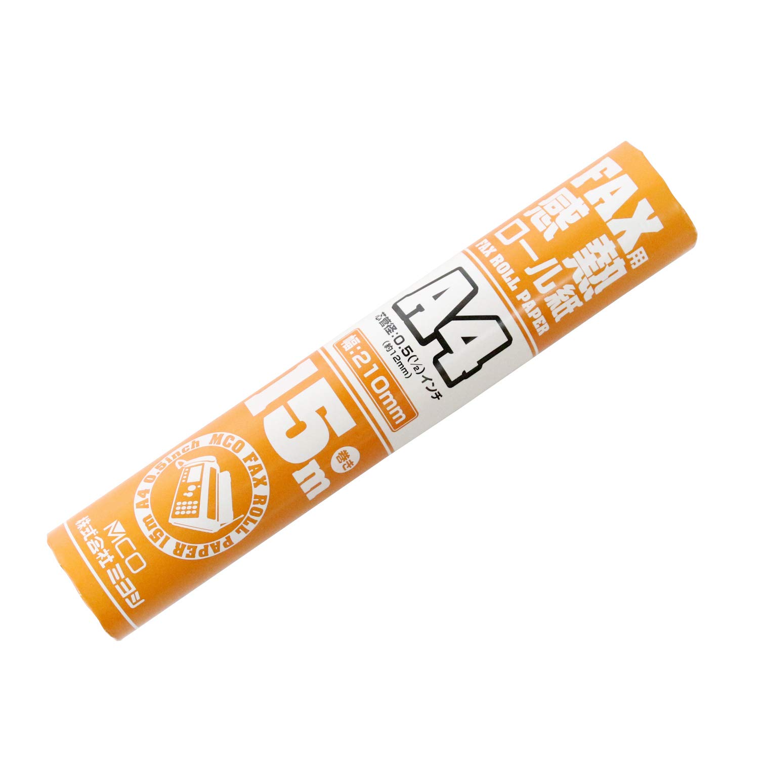 Amazon.co.jp: ミヨシ MCO FAX用感熱ロール紙(まとめ買い) A4サイズ